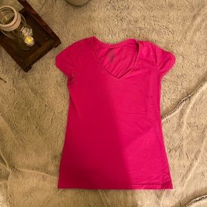 Fuschia cotton tee